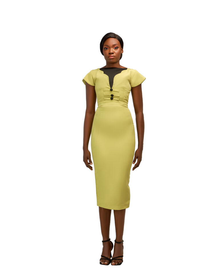 Verde Élan Midi Dress