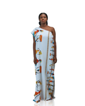 Savanna Sway One Shoulder Dress