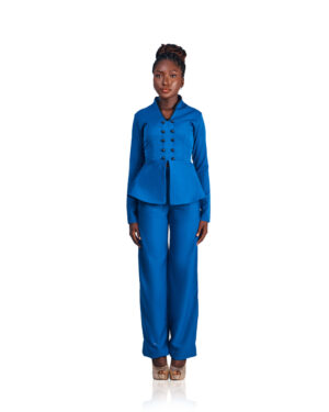 Sapphire Elegance Two Piece Suit